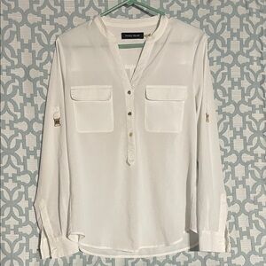 women's White dress  Shirt